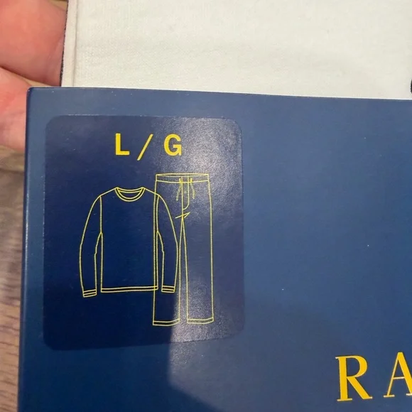 Polo Ralph Lauren Black Pajama Set with Bear Design - Picture 7 of 8